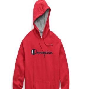 Champion men’s Fleece Hoodie Athletics Script Logo Midweight